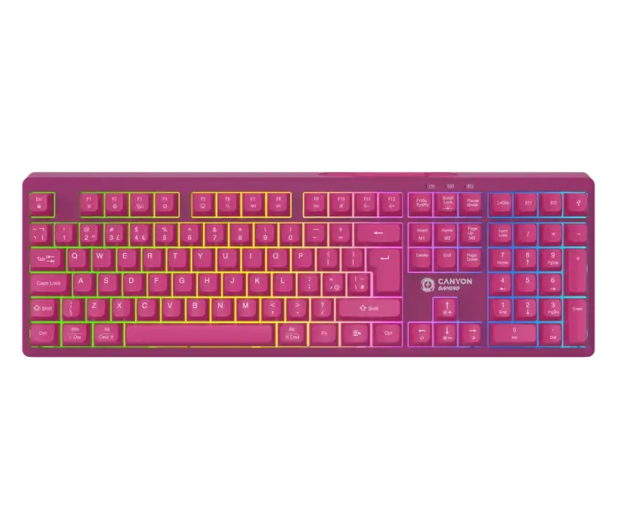 CANYON Fortnax GKW-2 Wireless (magenta) - 1546976 - zdjęcie